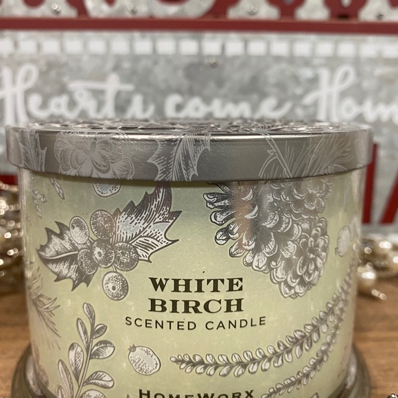 Accents New Homeworx White Birch 3 Wick Candle Poshmark